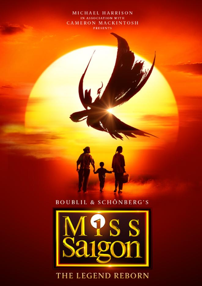 Silhouettes of a man, woman and child looking at the sunset