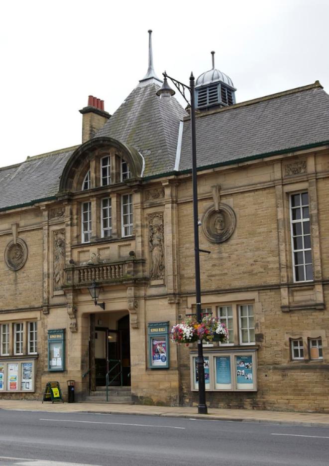 An exterior image of the venue King's Hall, Ilkley.